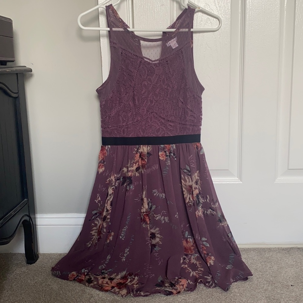 Xhiliration Floral Dress